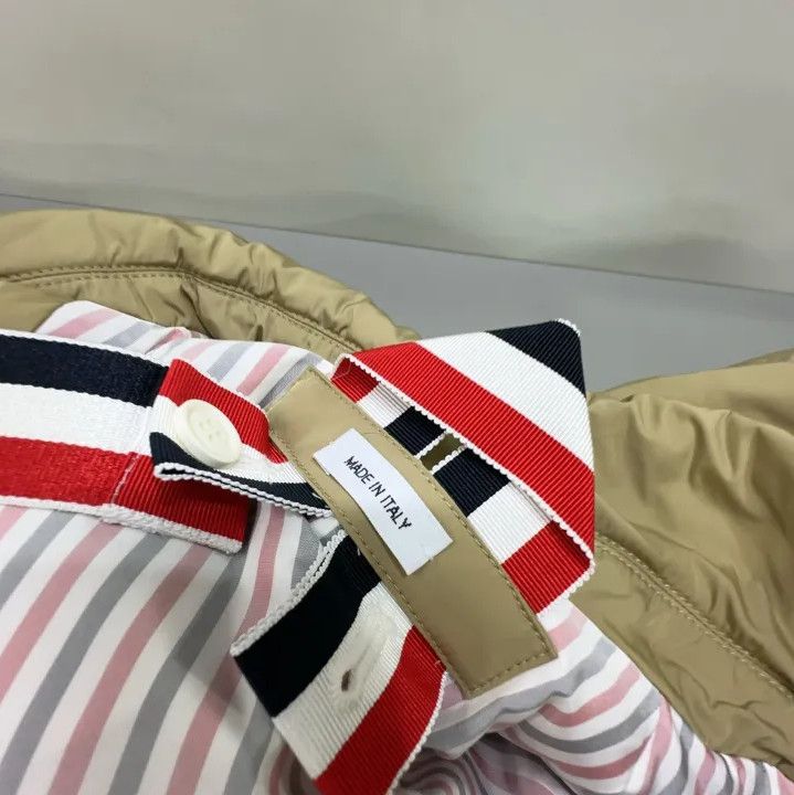 Thom Browne Thom Browne Beige Long Sleeve Jacket Size US S / EU 44-46 / 1 - 4 Thumbnail
