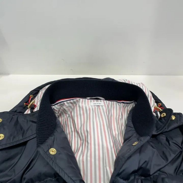 Thom Browne Thom Browne Hooded Down Jacket for Men Size US XL / EU 56 / 4 - 7 Thumbnail