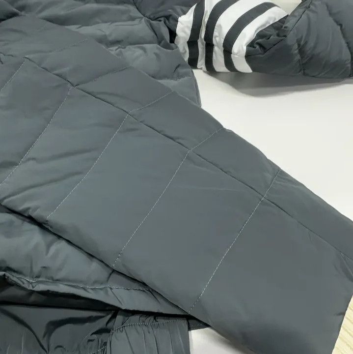 Thom Browne Thom Browne Grey Zip-Up Hooded Puffer Jacket Size US S / EU 44-46 / 1 - 8 Thumbnail