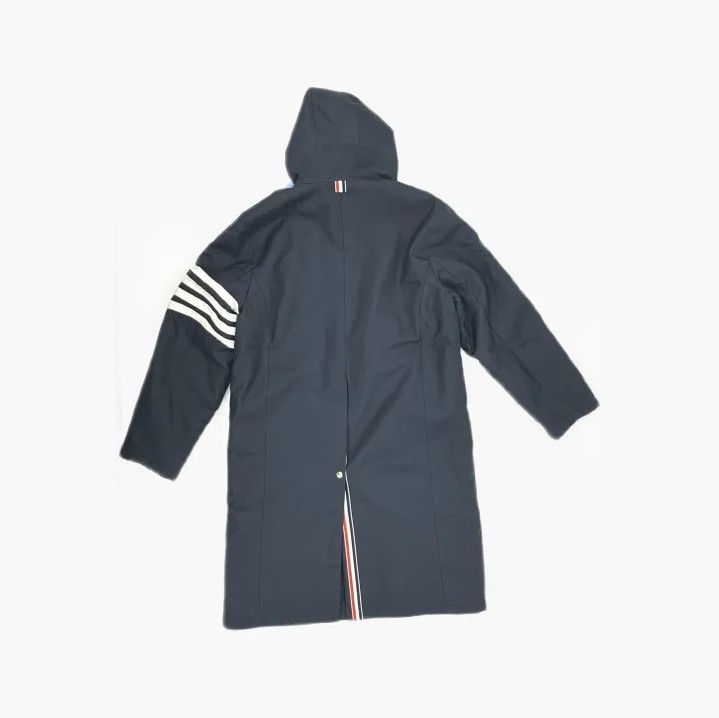 Thom Browne Thom Browne Long Blue Leather Coat for All Genders Size US S / EU 44-46 / 1 - 3 Thumbnail