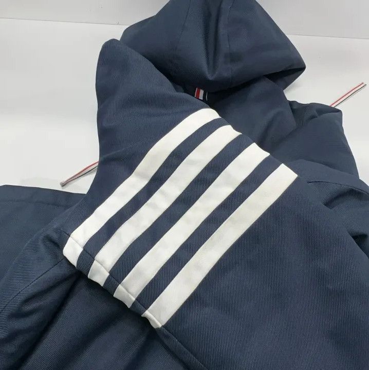 Thom Browne Thom Browne Long Blue Leather Coat for All Genders Size US S / EU 44-46 / 1 - 20 Thumbnail