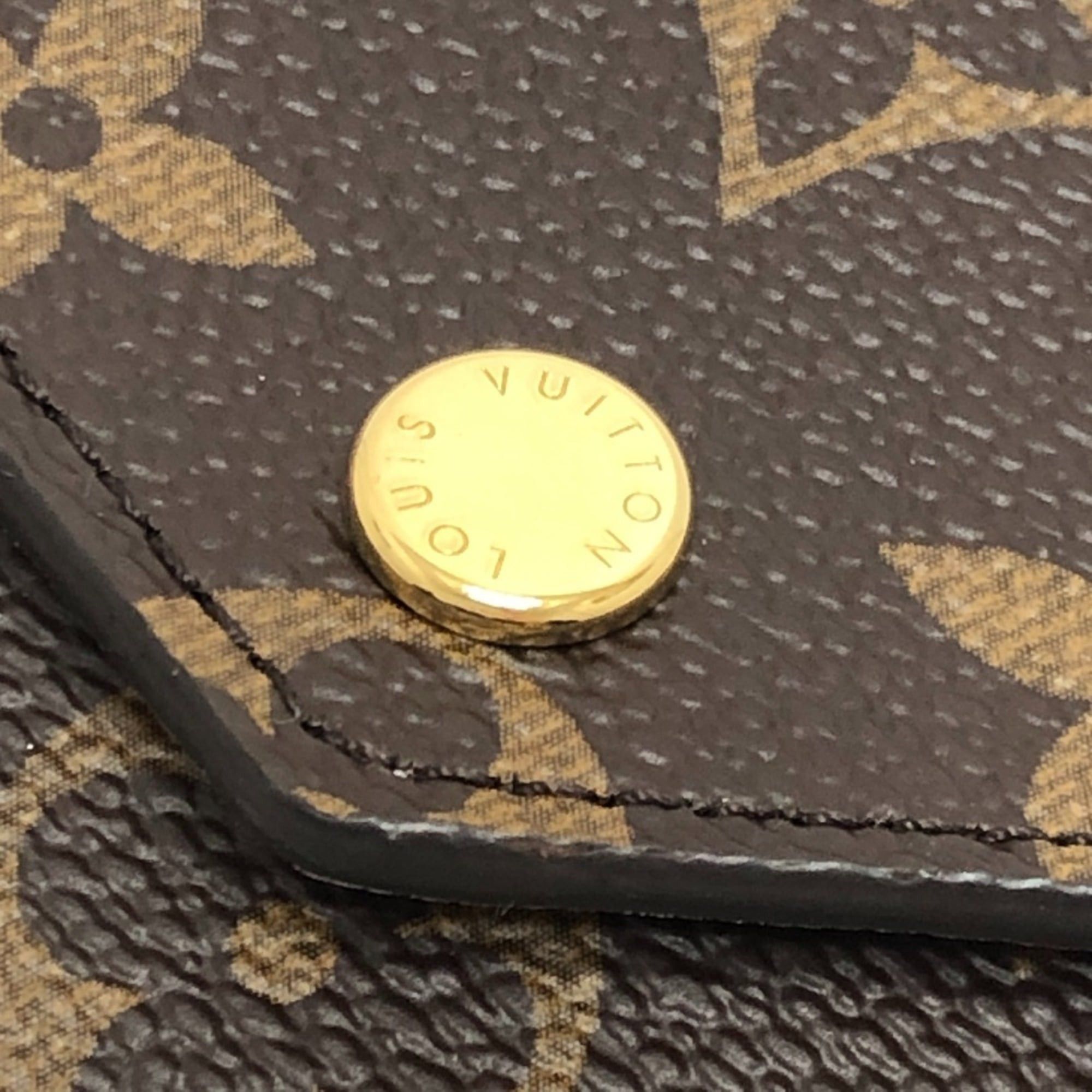 Louis Vuitton LOUIS VUITTON M62203 Portefeuille Jeanne Business Card Case Long Wallet Monogram Canvas Women's Rose Ballerine Size ONE SIZE - 8 Thumbnail