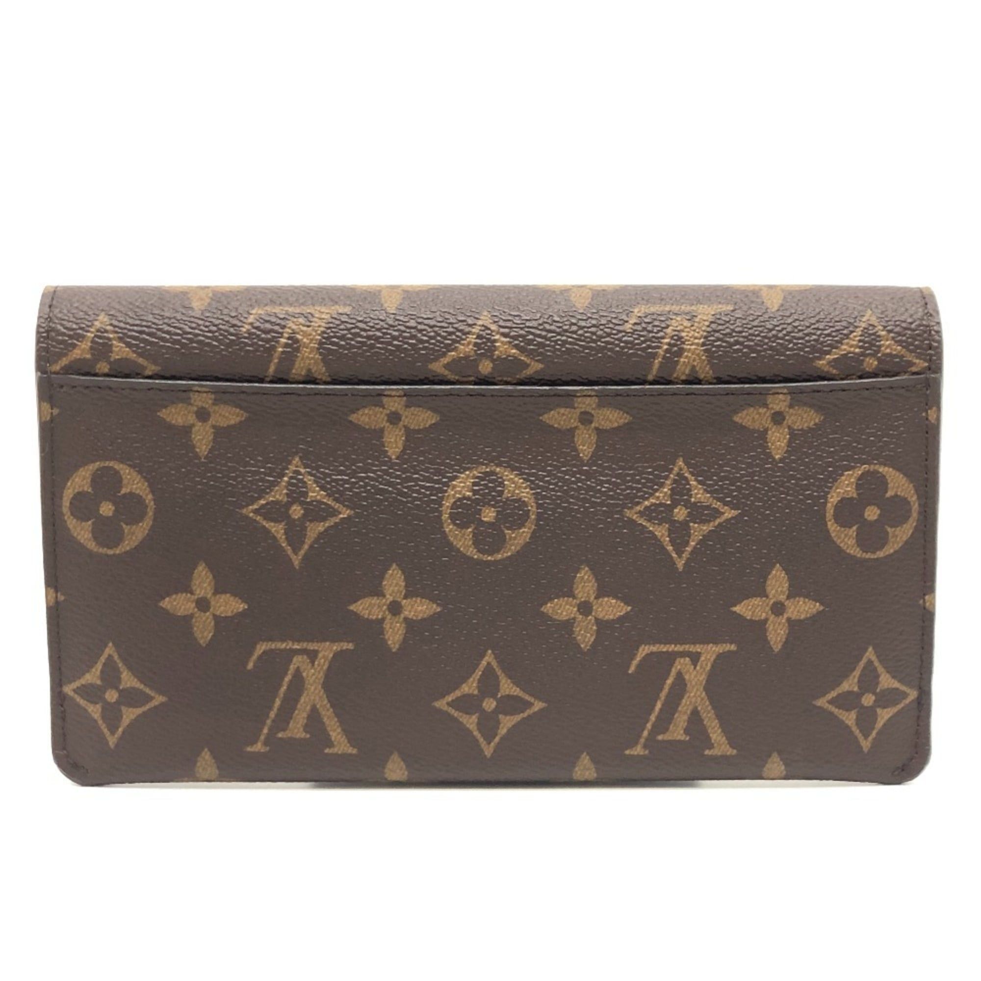 Louis Vuitton LOUIS VUITTON M62203 Portefeuille Jeanne Business Card Case Long Wallet Monogram Canvas Women's Rose Ballerine Size ONE SIZE - 2 Thumbnail