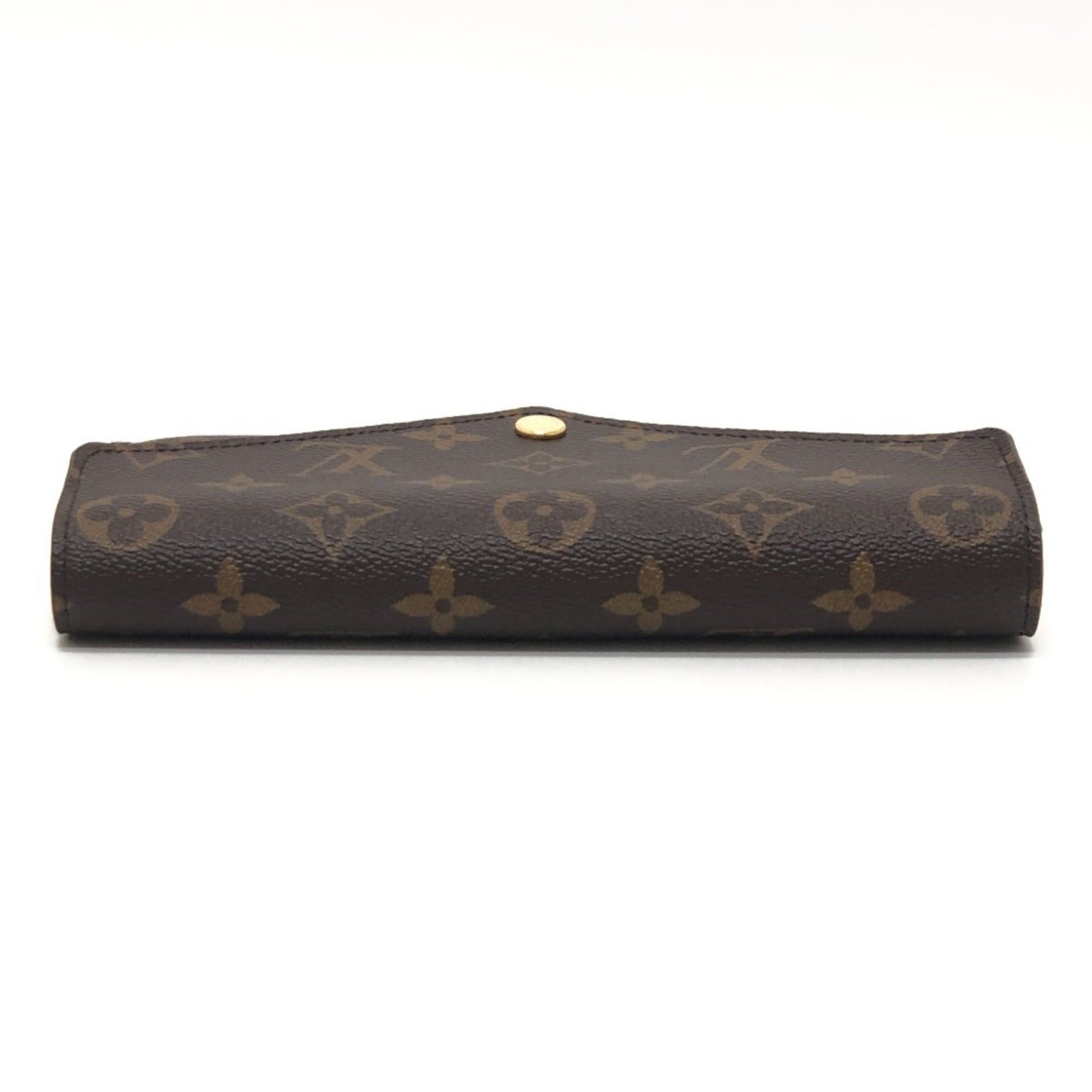Louis Vuitton LOUIS VUITTON M62203 Portefeuille Jeanne Business Card Case Long Wallet Monogram Canvas Women's Rose Ballerine Size ONE SIZE - 5 Thumbnail
