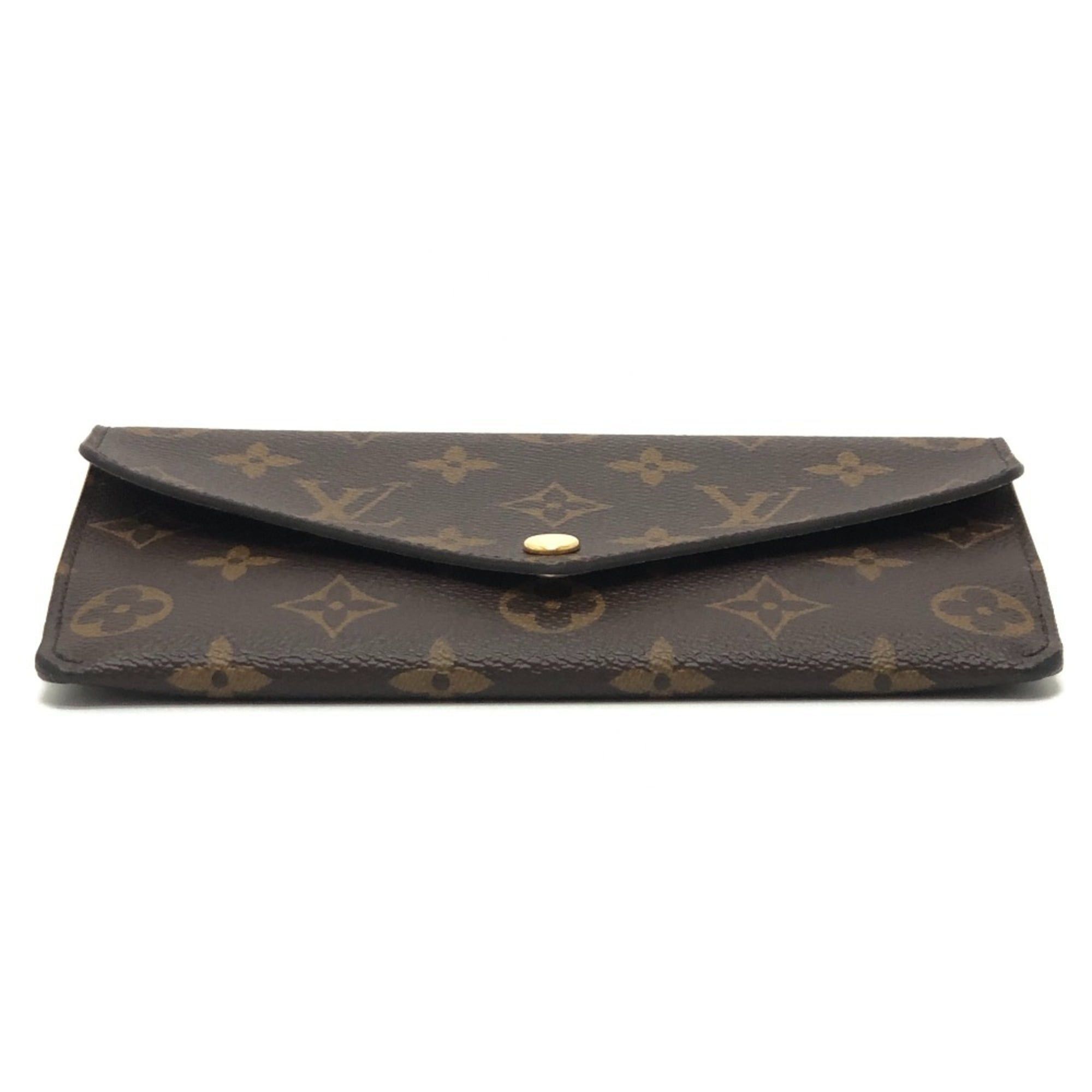 Louis Vuitton LOUIS VUITTON M62203 Portefeuille Jeanne Business Card Case Long Wallet Monogram Canvas Women's Rose Ballerine Size ONE SIZE - 7 Thumbnail