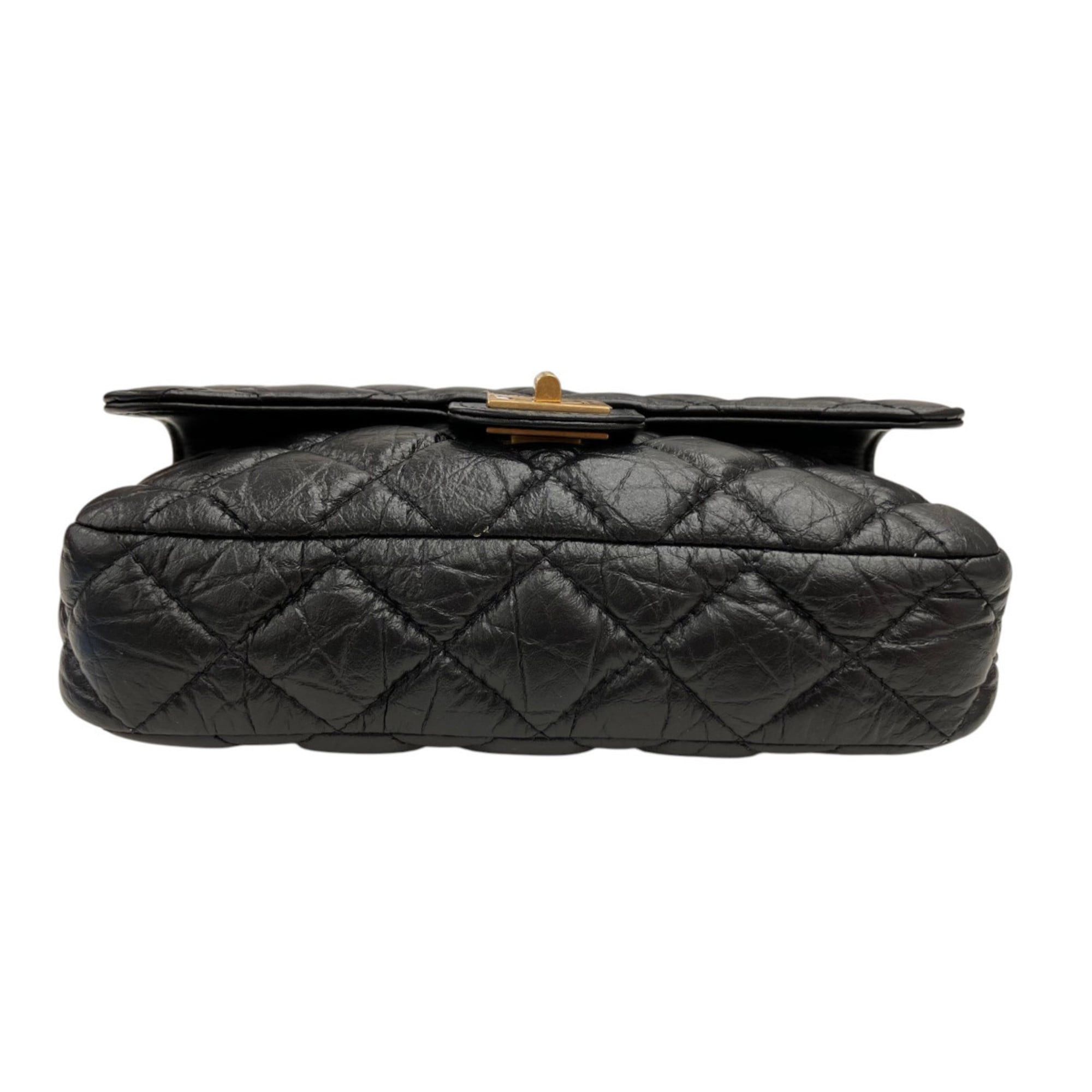 Chanel CHANEL AP2215 Chain Wallet 2.55 Calfskin Phone Case Black Women's Size ONE SIZE - 4 Thumbnail