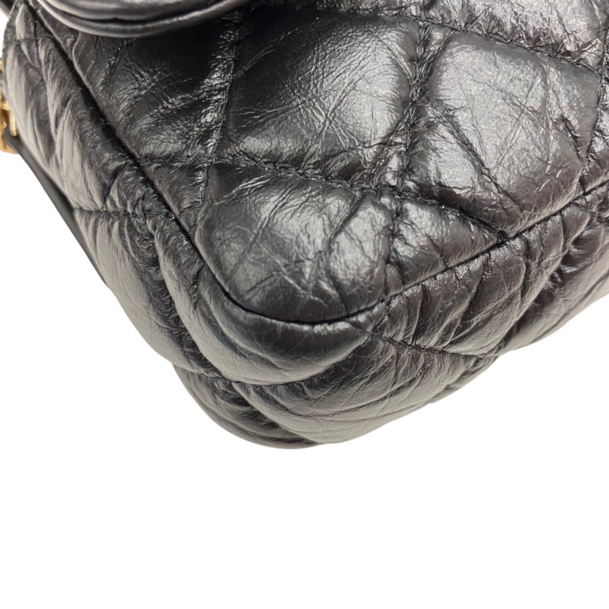 Chanel CHANEL AP2215 Chain Wallet 2.55 Calfskin Phone Case Black Women's Size ONE SIZE - 6 Thumbnail