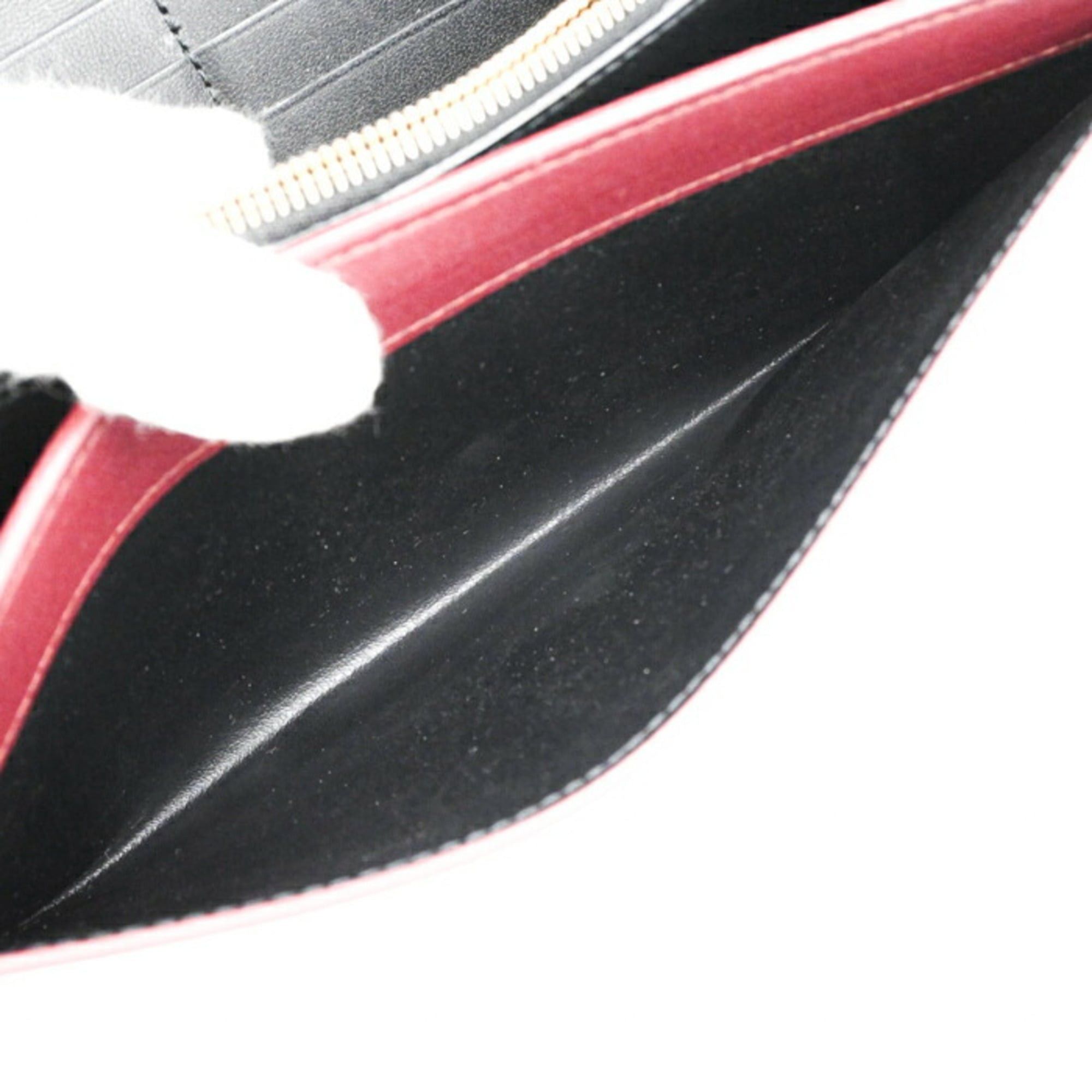 Cartier Cartier Garland de Leather Long Wallet, Bordeaux, Women's, L3001753 Size ONE SIZE - 11 Thumbnail