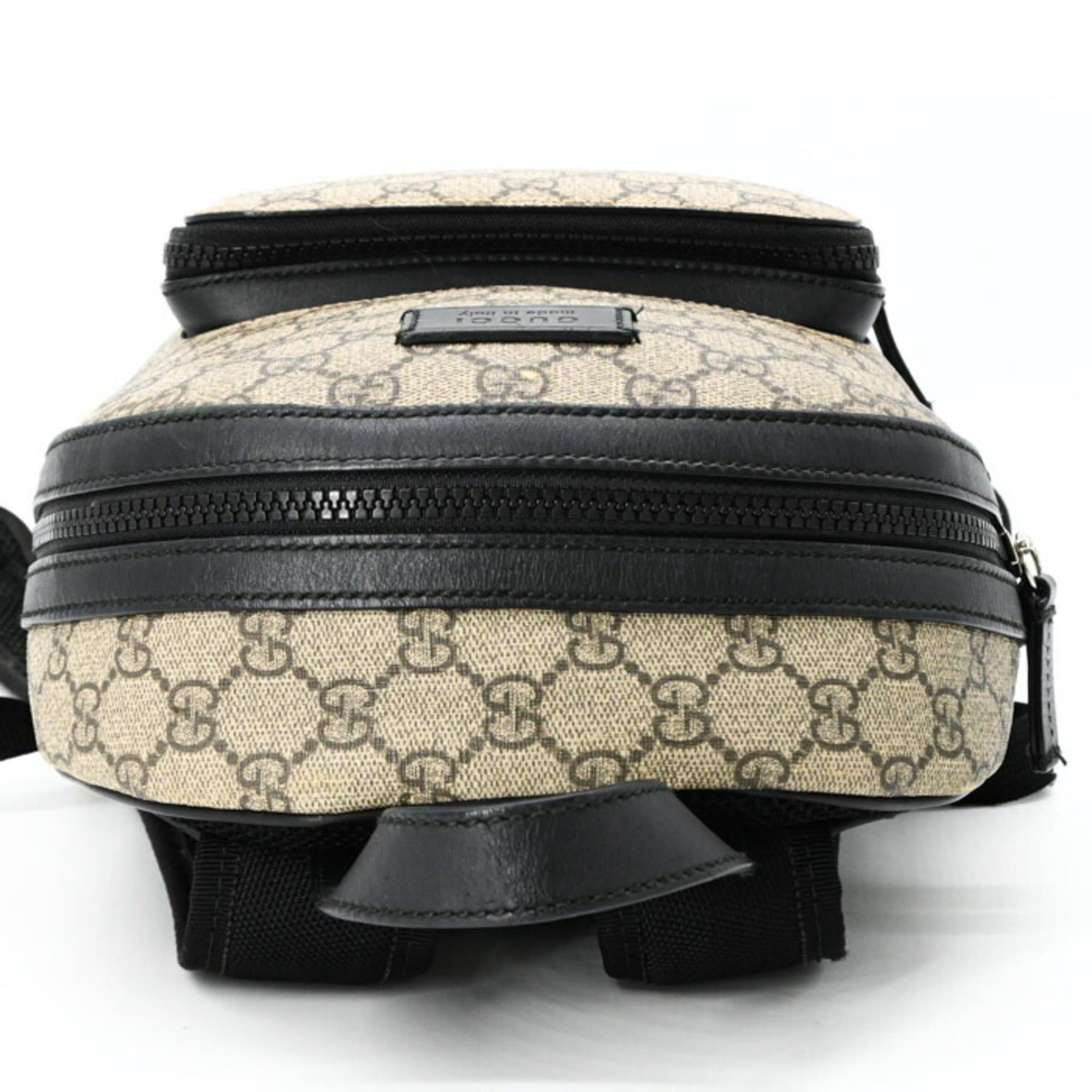 Gucci GUCCI GG Supreme Backpack Canvas and Leather 429020 Size ONE SIZE - 7 Thumbnail