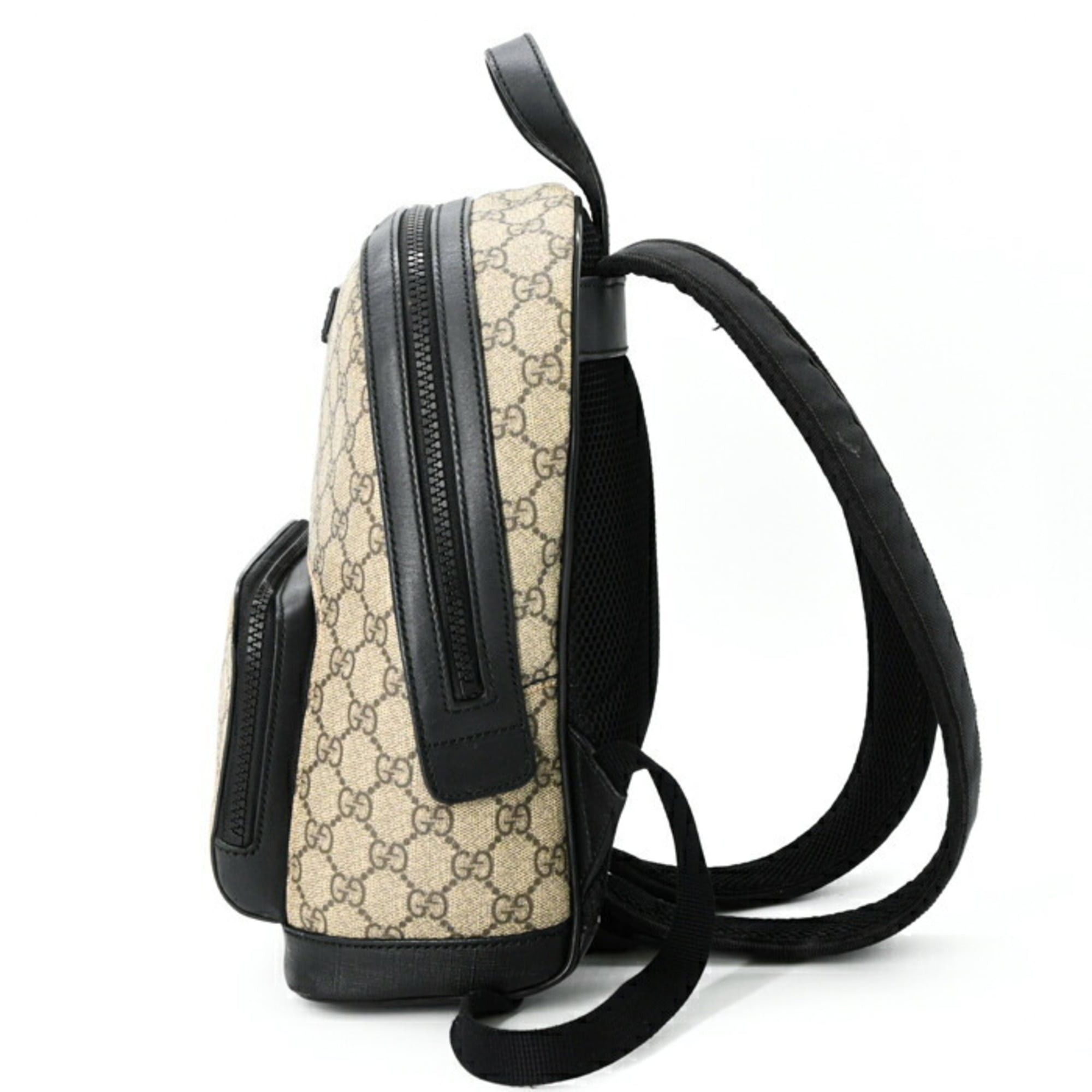 Gucci GUCCI GG Supreme Backpack Canvas and Leather 429020 Size ONE SIZE - 5 Thumbnail