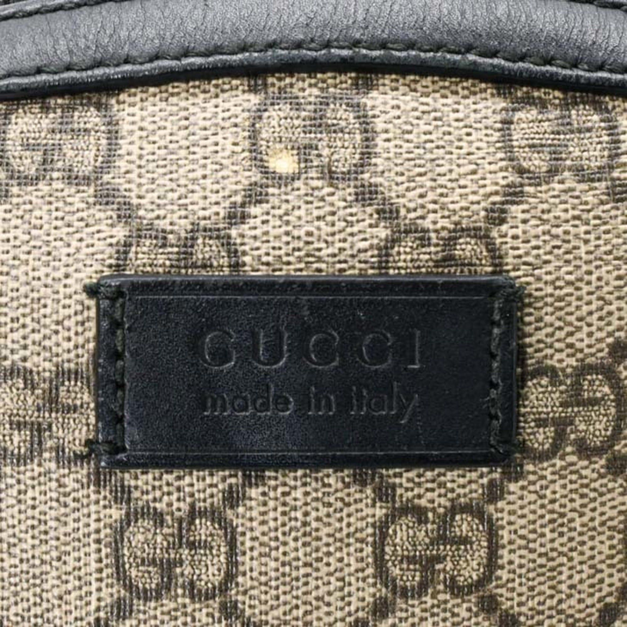 Gucci GUCCI GG Supreme Backpack Canvas and Leather 429020 Size ONE SIZE - 8 Thumbnail