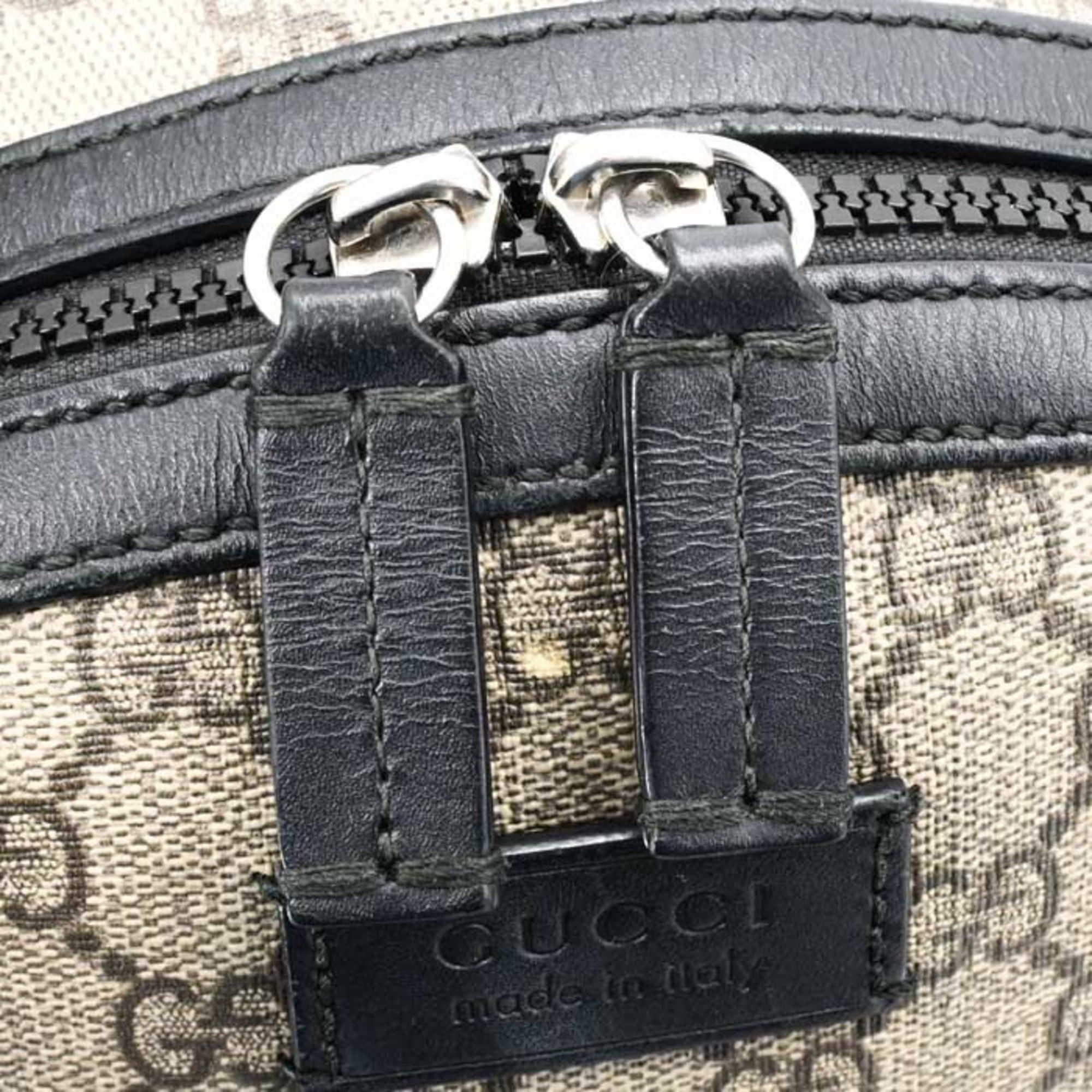 Gucci GUCCI GG Supreme Backpack Canvas and Leather 429020 Size ONE SIZE - 12 Thumbnail