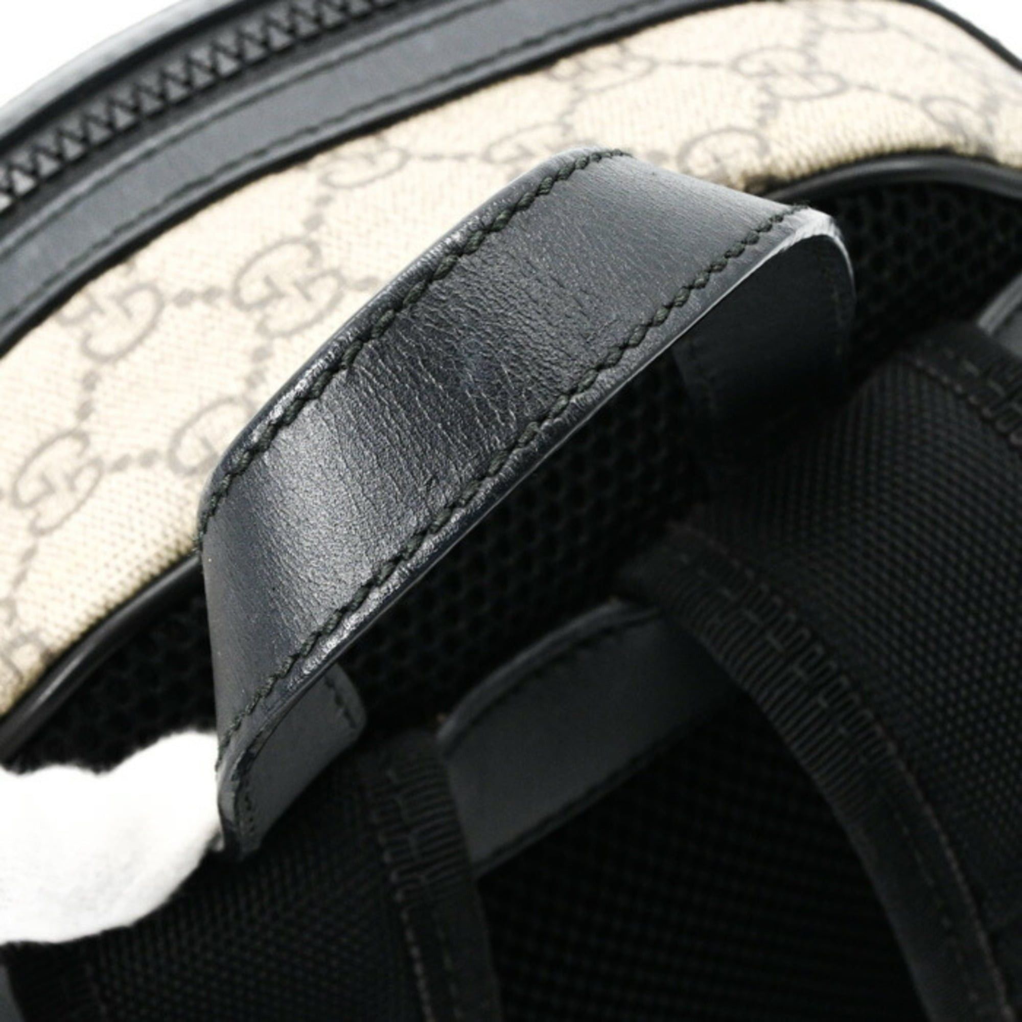 Gucci GUCCI GG Supreme Backpack Canvas and Leather 429020 Size ONE SIZE - 9 Thumbnail