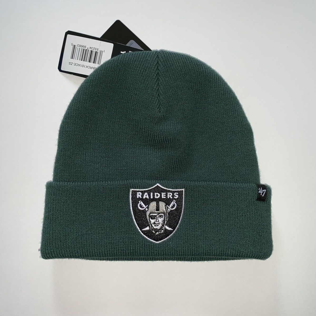 NFL × Supreme Supreme Raiders Beanie Dark Green | Grailed