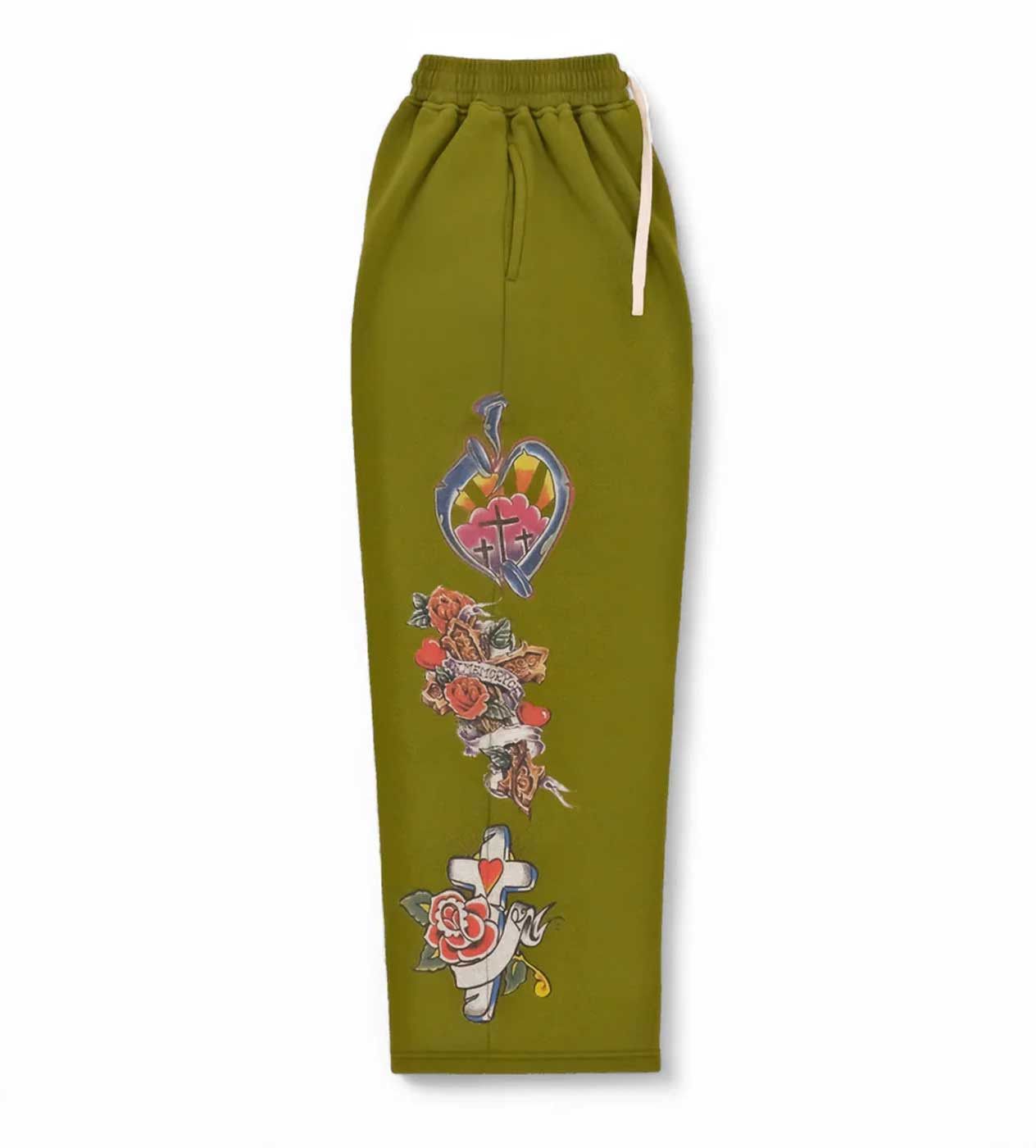 Other Righteous Risen King Sweatpants Green Size US 38 / EU 54 - 3 Thumbnail