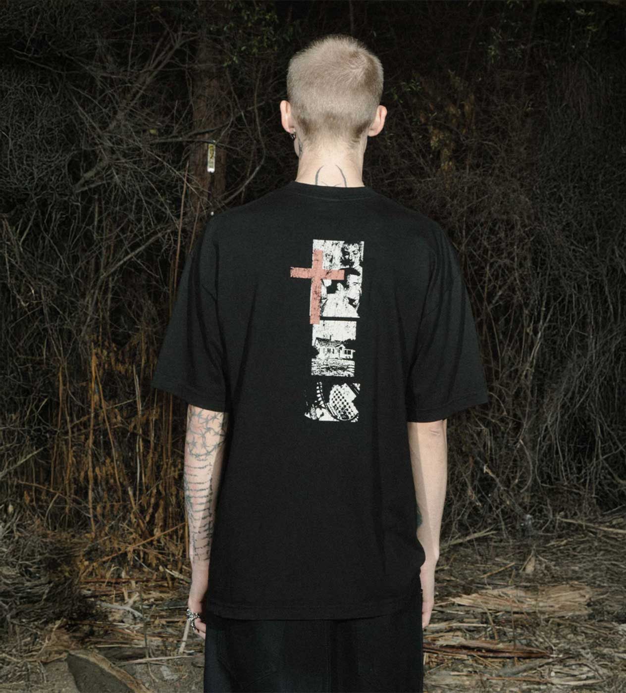 Other Pieces Inhumane Tee Vintage Black Size US XL / EU 56 / 4 - 5 Thumbnail