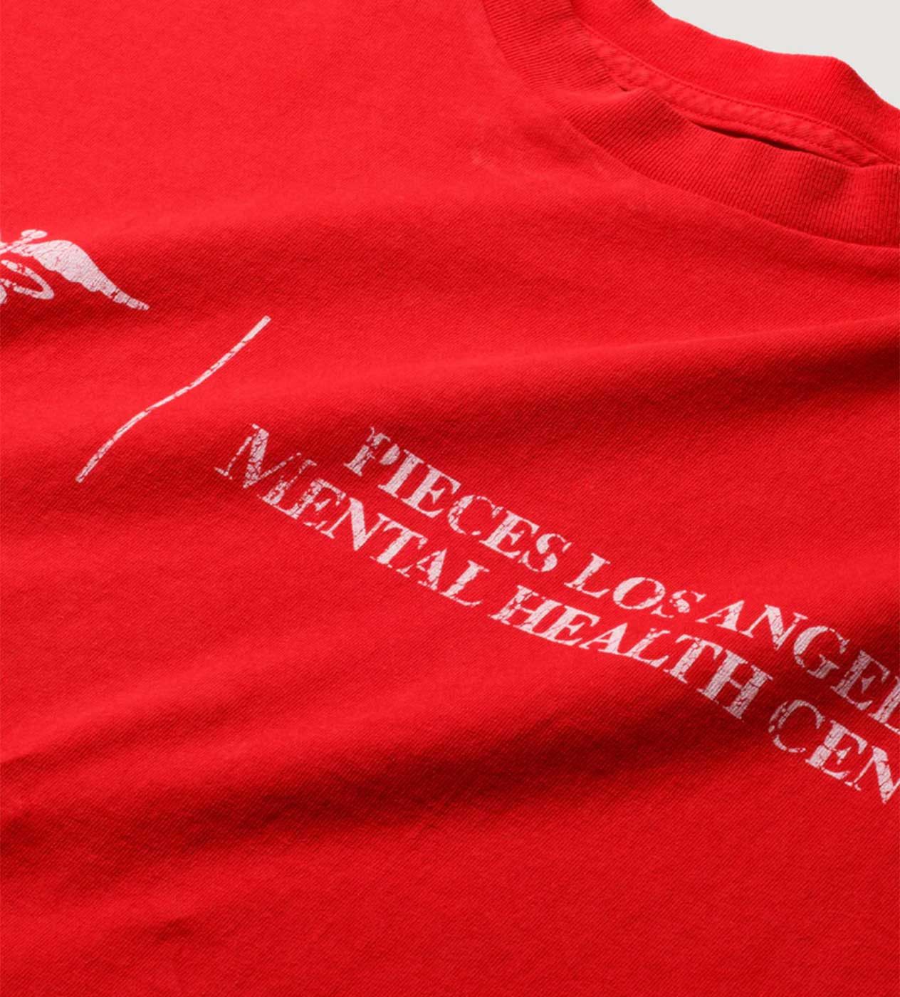 Other Pieces Mental Health Tee Vintage Red Size US XXL / EU 58 / 5 - 3 Thumbnail
