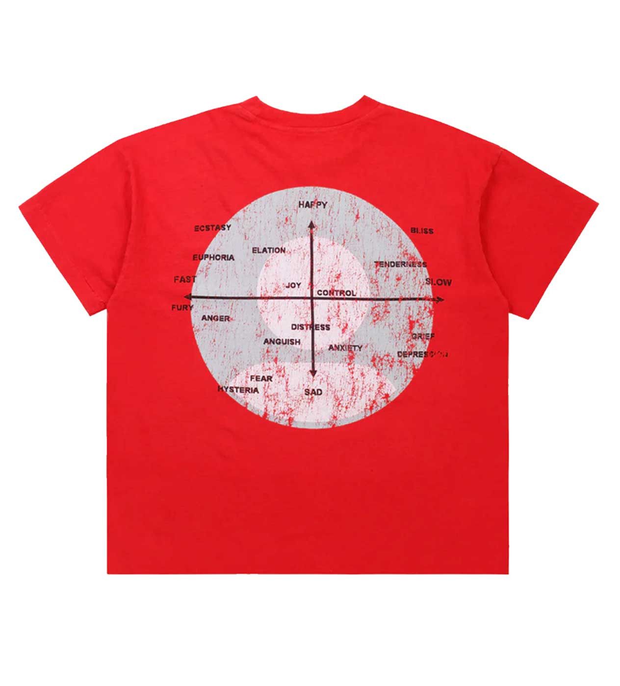 Other Pieces Mental Health Tee Vintage Red Size US XXL / EU 58 / 5 - 2 Thumbnail