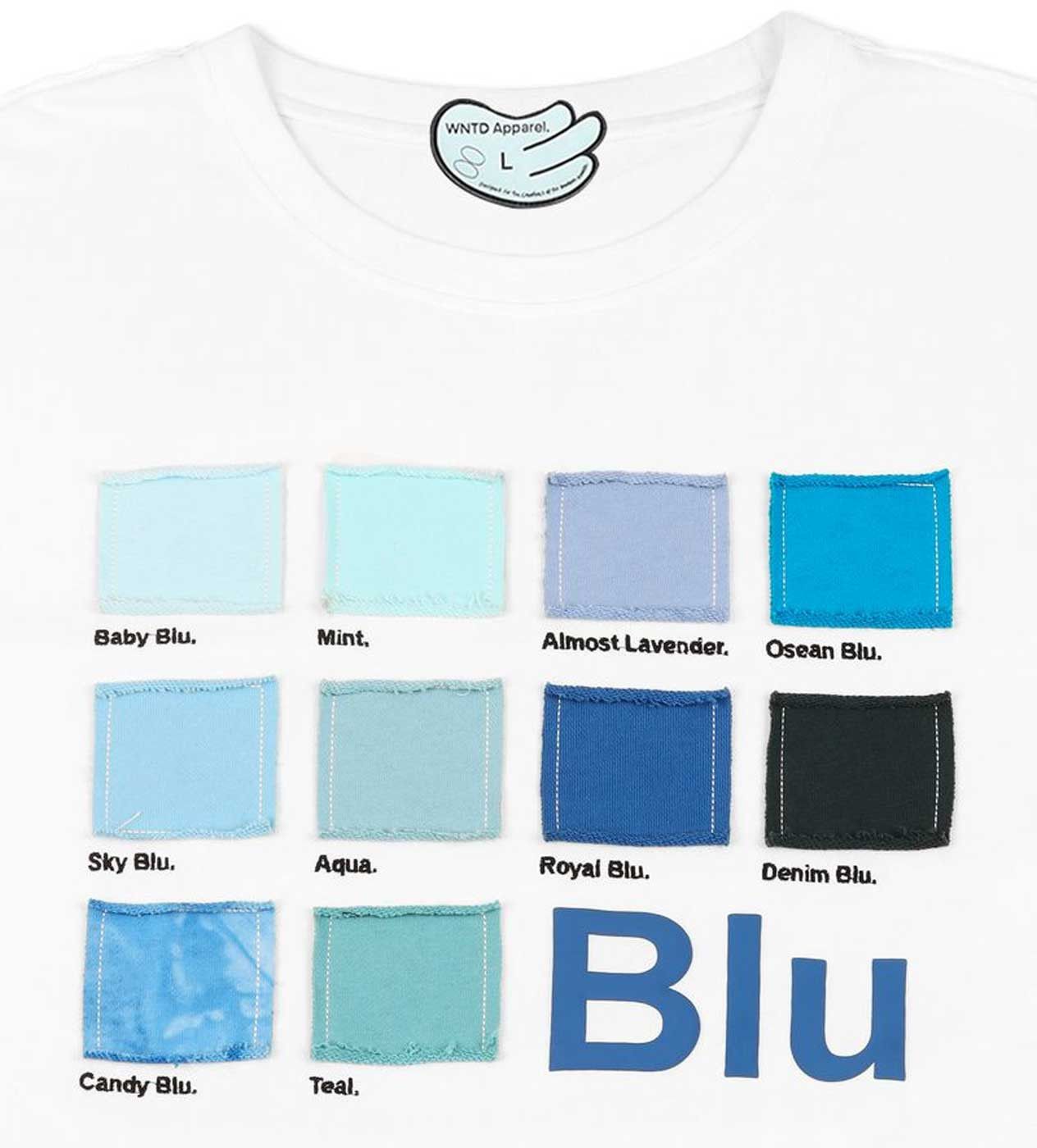 Other WNTD Blu Color Palette Tee White Size US S / EU 44-46 / 1 - 2 Thumbnail