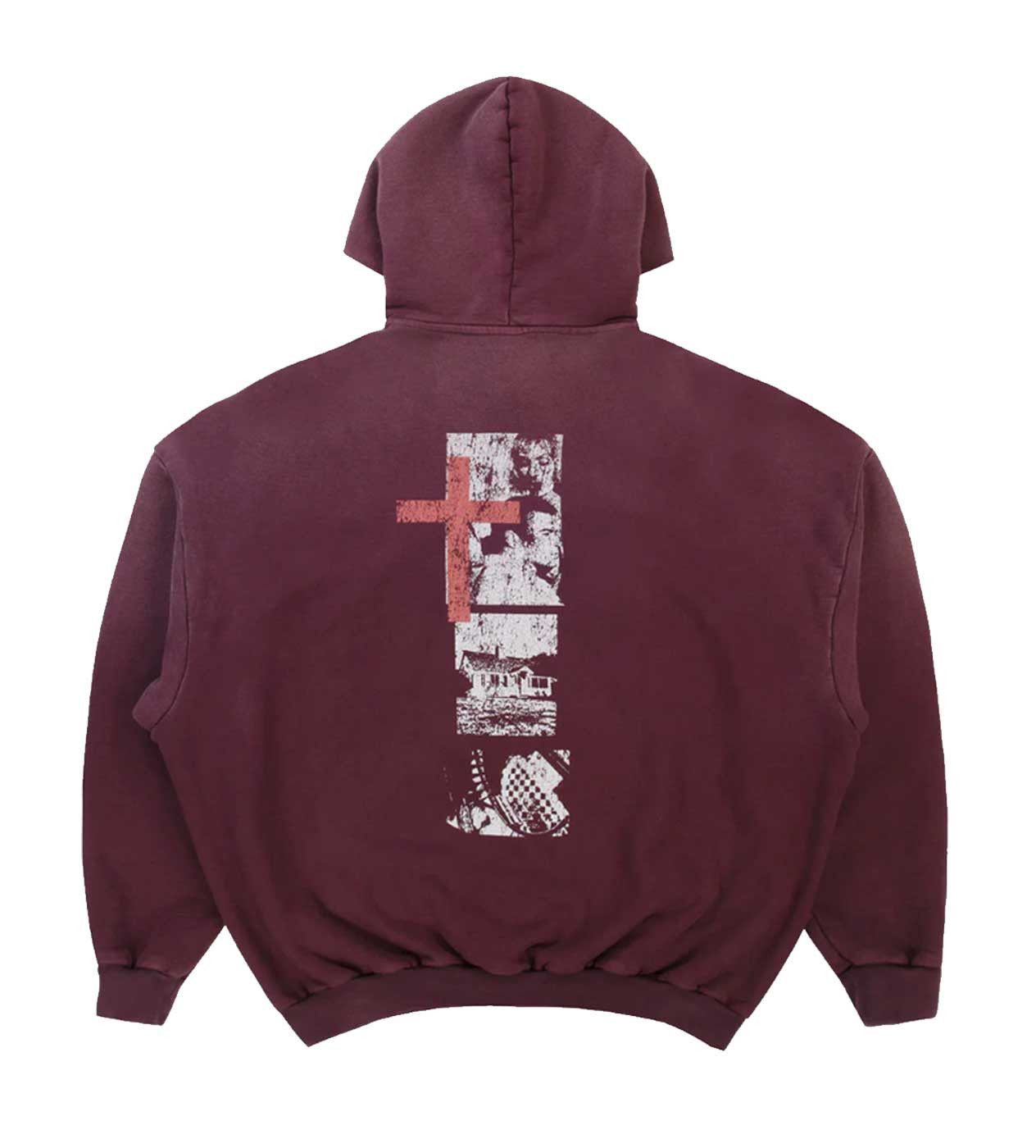 Other Pieces Inhumane Half Zip Sweatshirt Maroon Size US XL / EU 56 / 4 - 2 Thumbnail