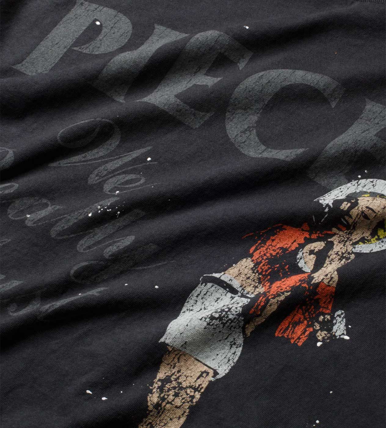 Other Pieces F***ed Tee Vintage Black Size US L / EU 52-54 / 3 - 3 Thumbnail