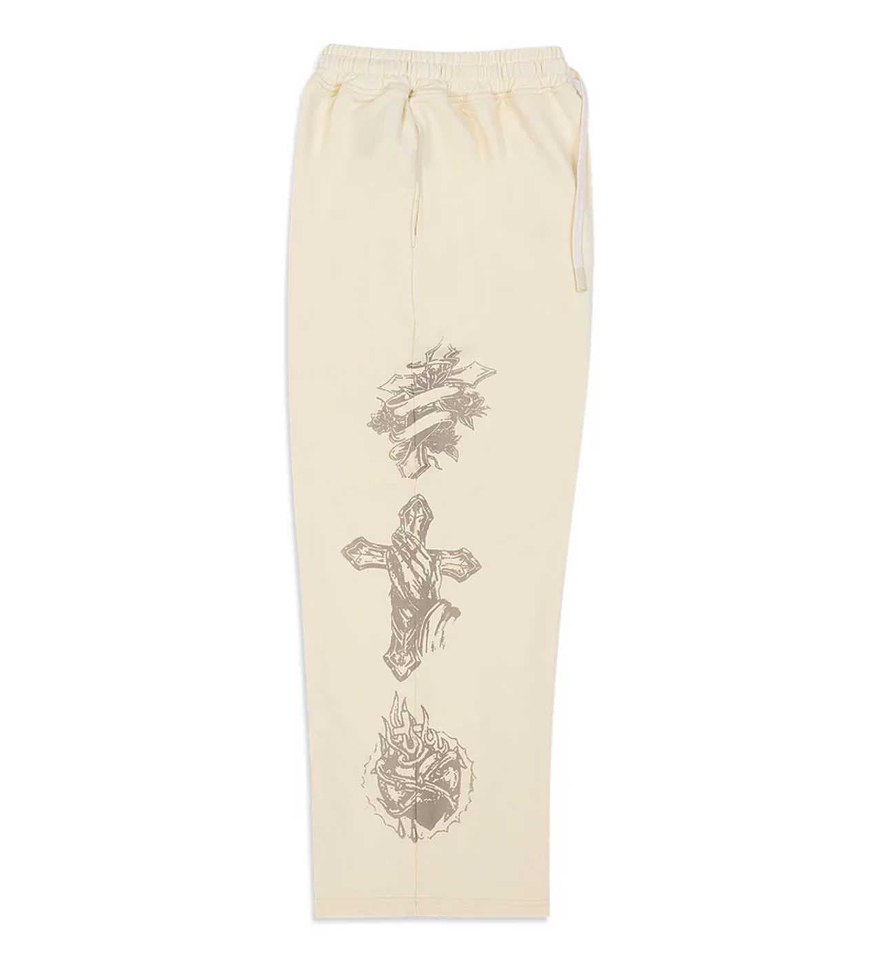 Other Righteous Tattoo Sweatpants Cream Size US L / EU 52-54 / 3 - 2 Thumbnail