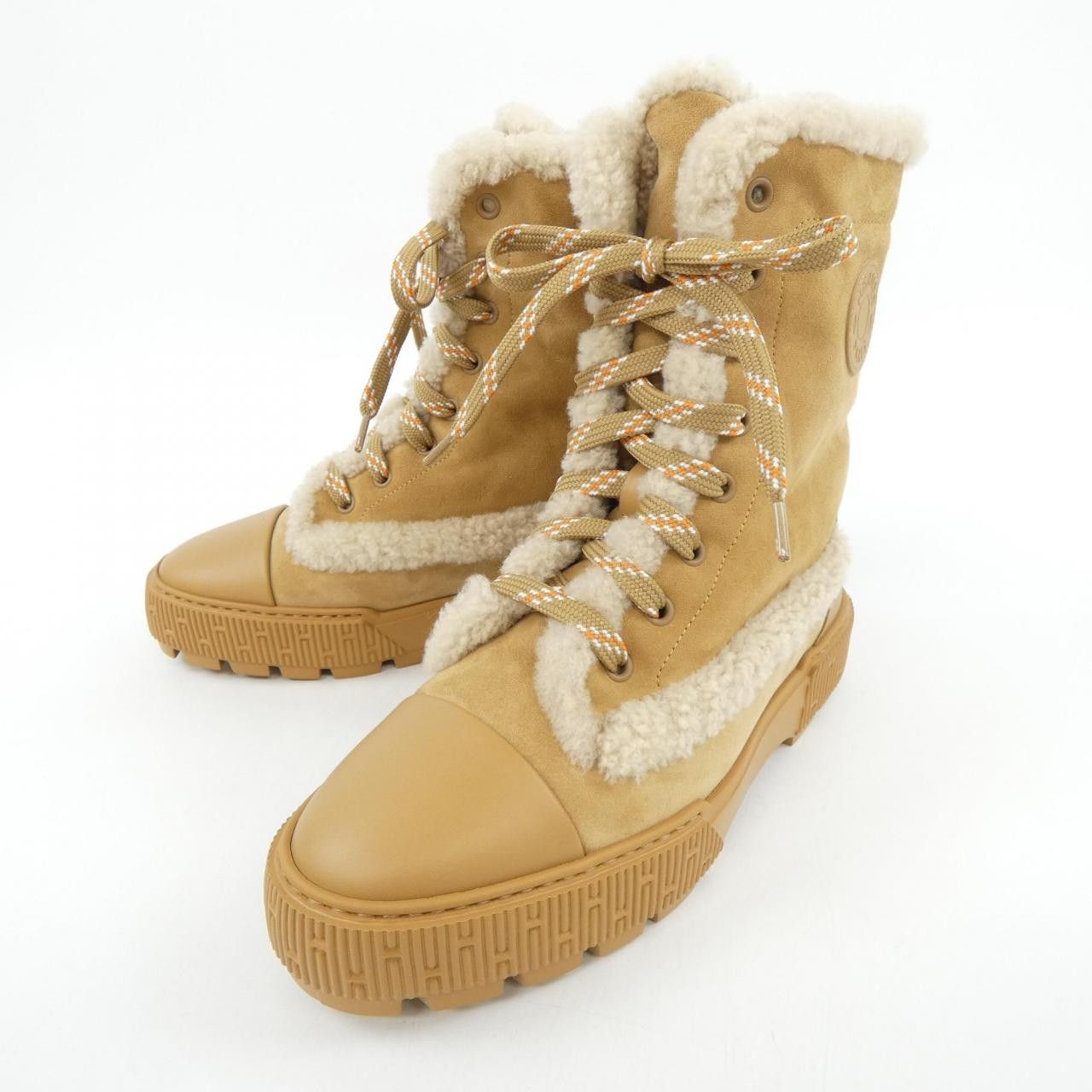 Hermes Hermes Hermès FRESH ANKLE BOOTS Suede Goatskin/Calfskin/Shearling Ankle Boots 37.5 Suede Shoes DUTY FREE for USA Size ONE SIZE - 3 Thumbnail
