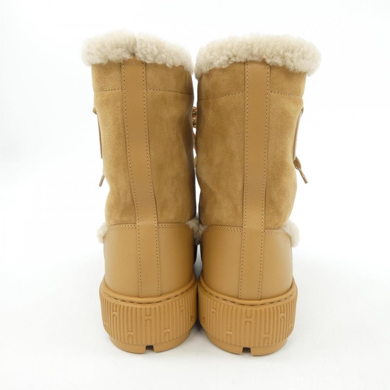 Hermes Hermes Hermès FRESH ANKLE BOOTS Suede Goatskin/Calfskin/Shearling Ankle Boots 37.5 Suede Shoes DUTY FREE for USA Size ONE SIZE - 5 Thumbnail