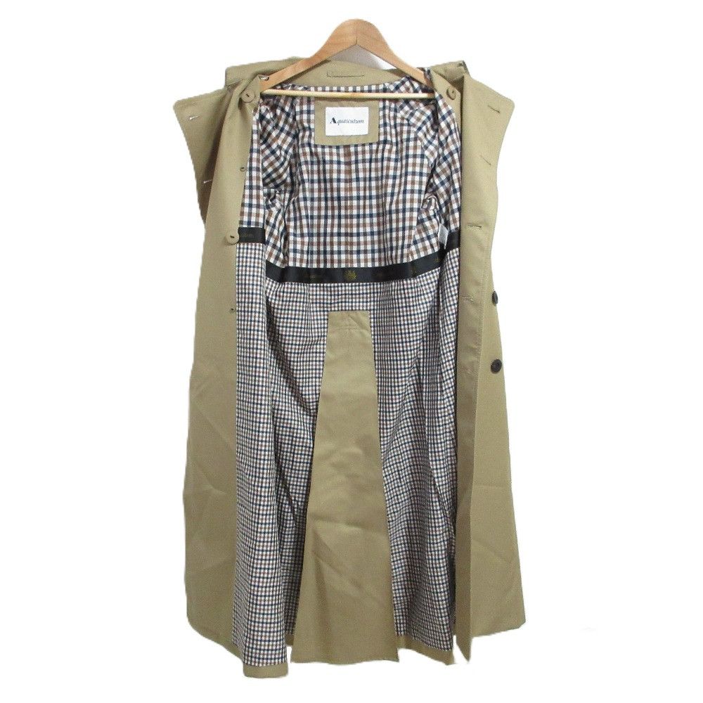 Other Other Aquascutum Checked Long Trench Coat Others Outerwear DUTY FREE for USA Size ONE SIZE - 5 Thumbnail