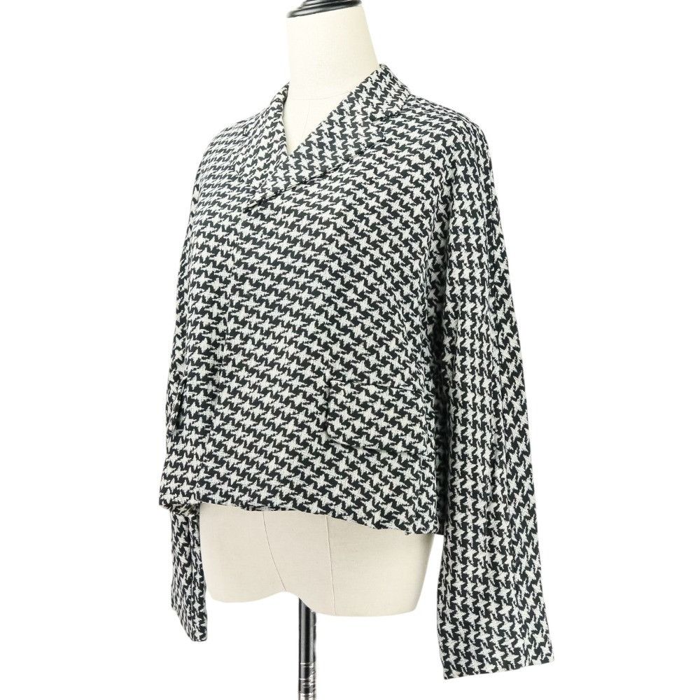 Other Other Comme des Garcons Houndstooth Wool Cropped Jacket Others Outerwear RM-J018 DUTY FREE for USA Size ONE SIZE - 2 Thumbnail