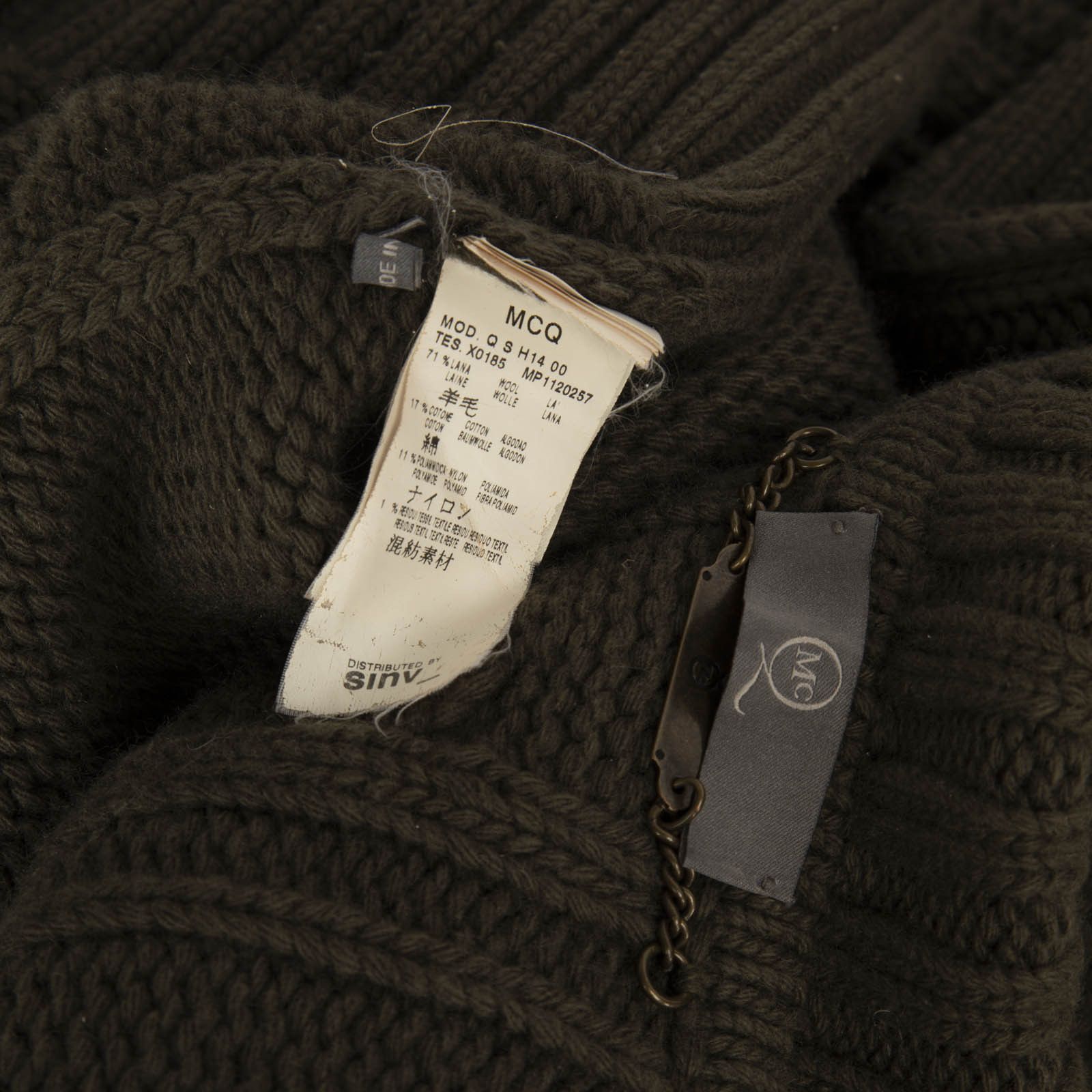 Alexander McQueen Green Wool Knit Panelled Jacket Size S / US 4 / IT 40 - 4 Thumbnail