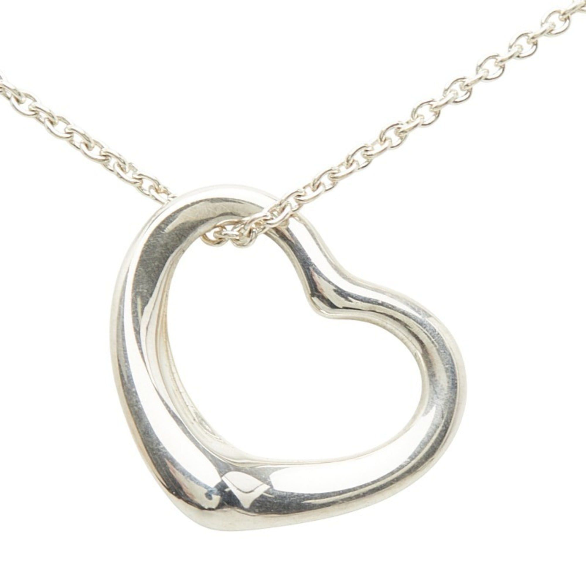 Tiffany & Co. Tiffany & Co. Open Heart Necklace in 925 Sterling Silver for Women. Size ONE SIZE - 3 Thumbnail