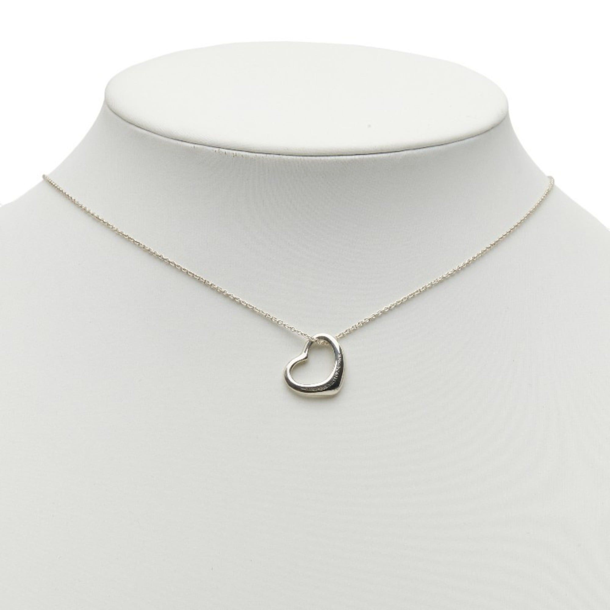 Tiffany & Co. Tiffany & Co. Open Heart Necklace in 925 Sterling Silver for Women. Size ONE SIZE - 8 Thumbnail