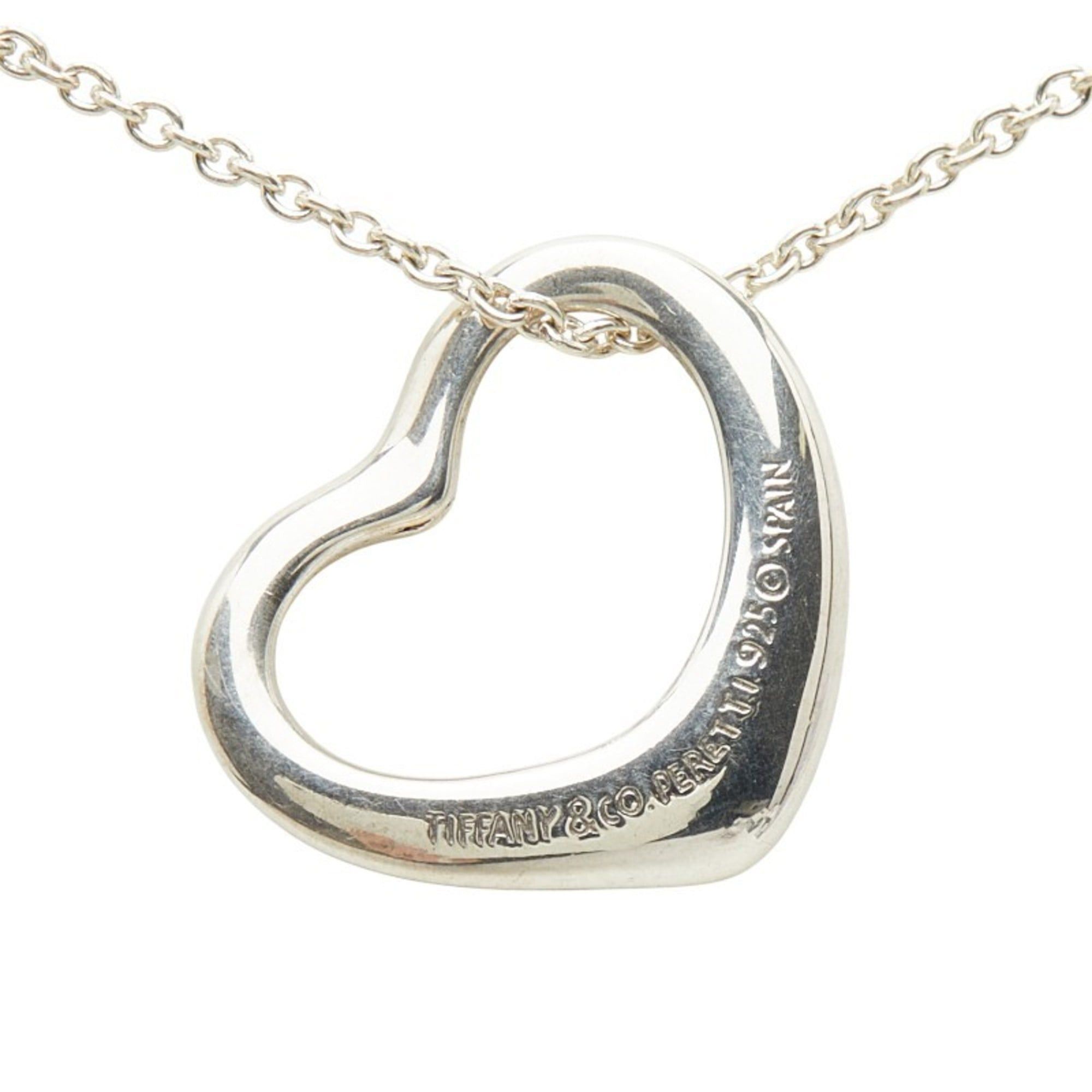 Tiffany & Co. Tiffany & Co. Open Heart Necklace in 925 Sterling Silver for Women. Size ONE SIZE - 2 Thumbnail