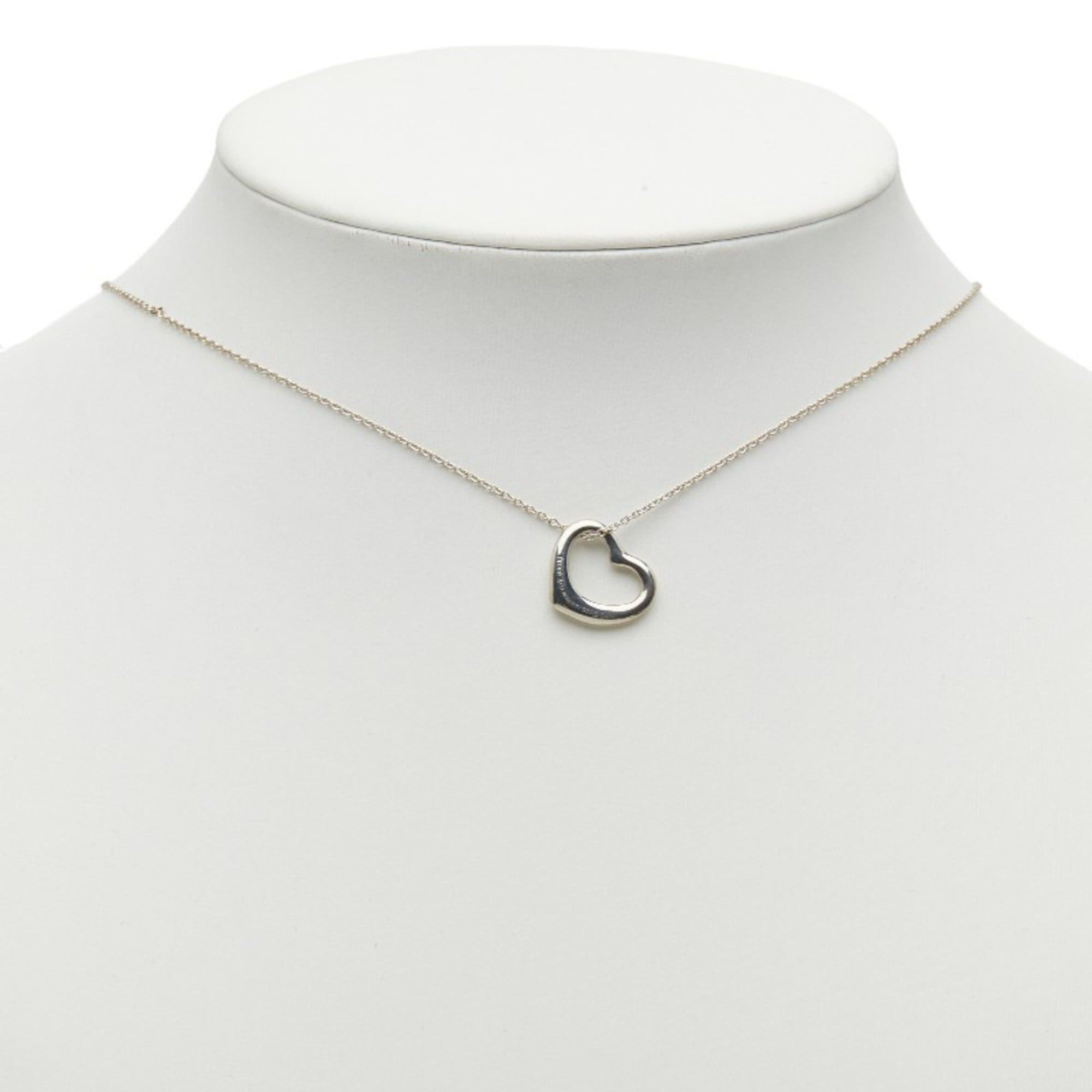 Tiffany & Co. Tiffany & Co. Open Heart Necklace in 925 Sterling Silver for Women. Size ONE SIZE - 8 Thumbnail