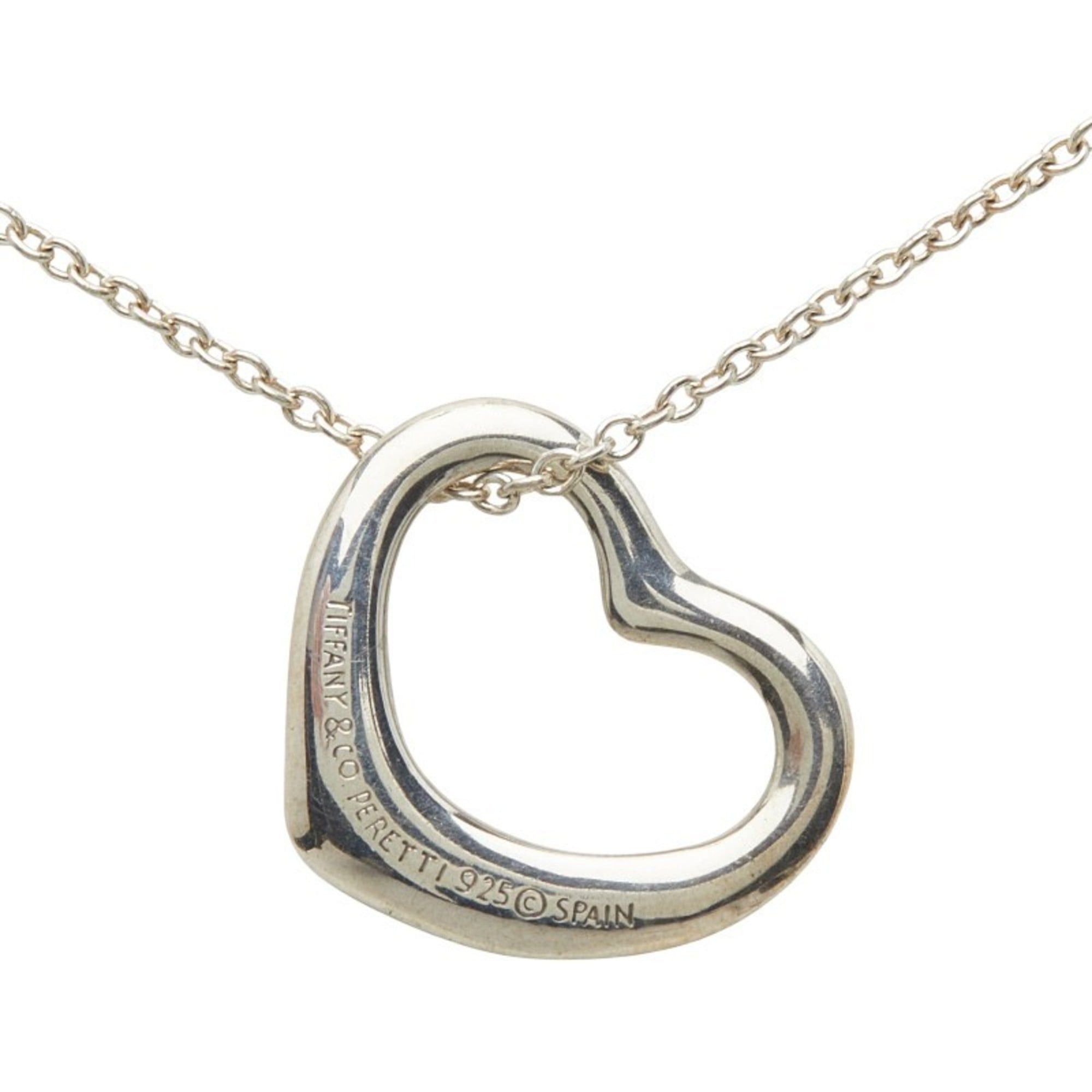 Tiffany & Co. Tiffany & Co. Open Heart Necklace in 925 Sterling Silver for Women. Size ONE SIZE - 2 Thumbnail