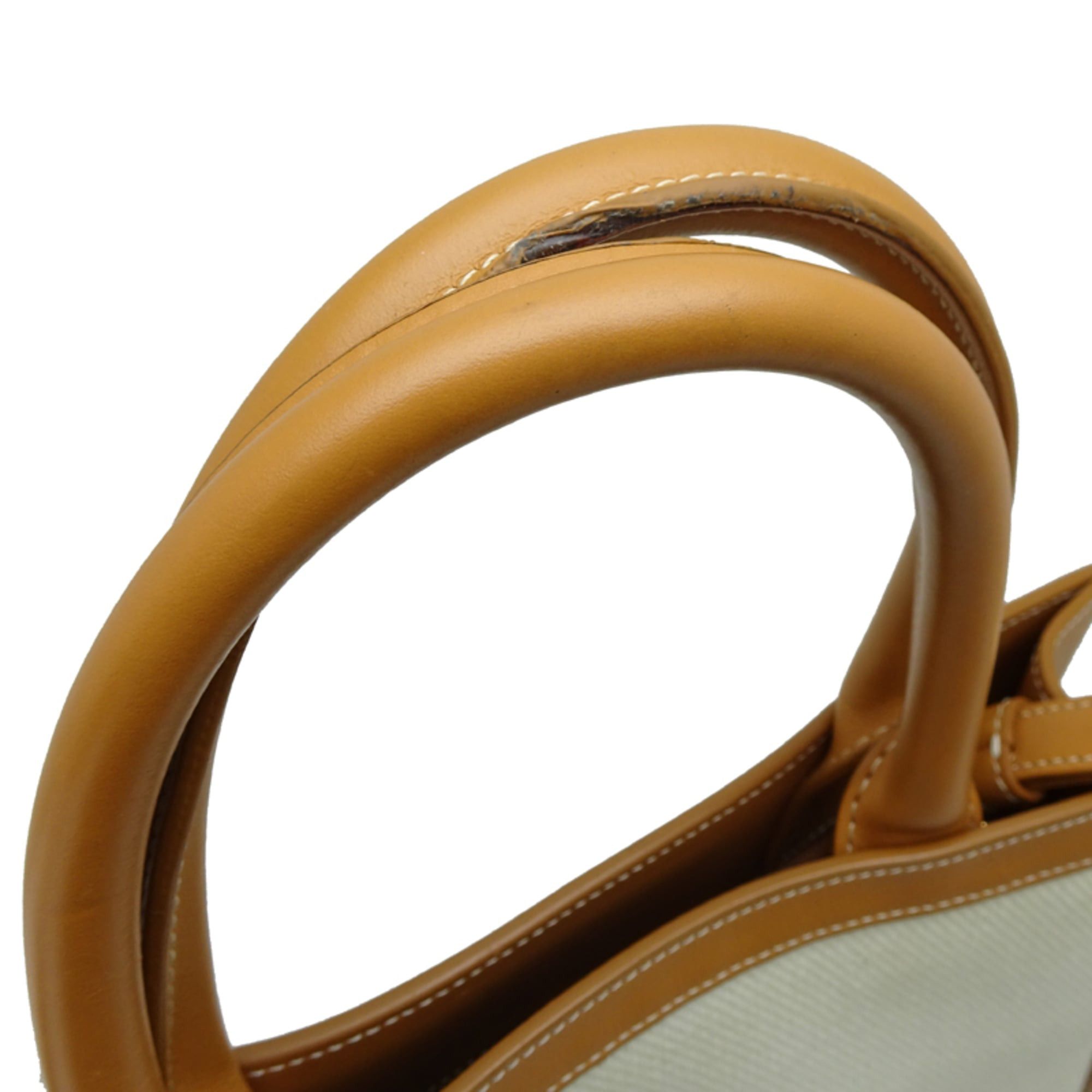 Celine Celine Vertical Cabas Small 2-Way Tote Bag, Women's/Men's, 192082, Coated Canvas, White Size ONE SIZE - 5 Thumbnail