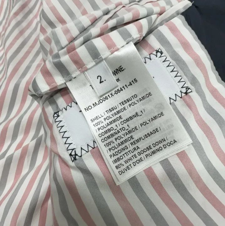 Thom Browne Thom Browne Striped Hooded Down Jacket for Men Size US S / EU 44-46 / 1 - 4 Thumbnail