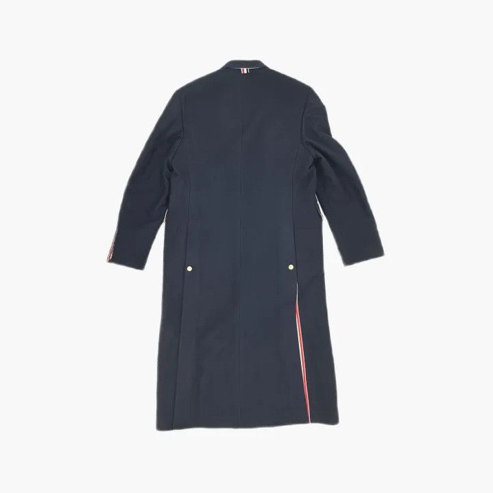 Thom Browne Thom Browne Navy Blue Double-Breasted Coat Size US S / EU 44-46 / 1 - 3 Thumbnail