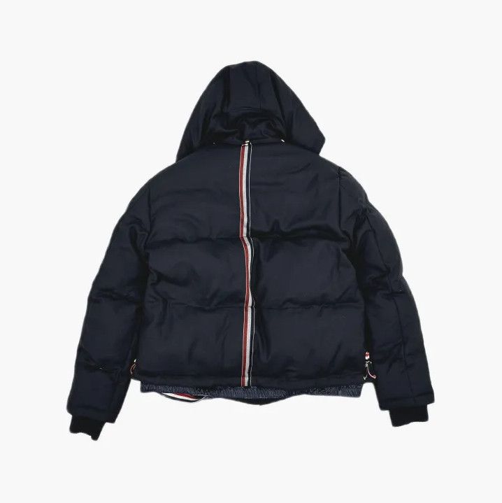 Thom Browne Thom Browne Navy Hooded Down Jacket Size US XXL / EU 58 / 5 - 3 Thumbnail