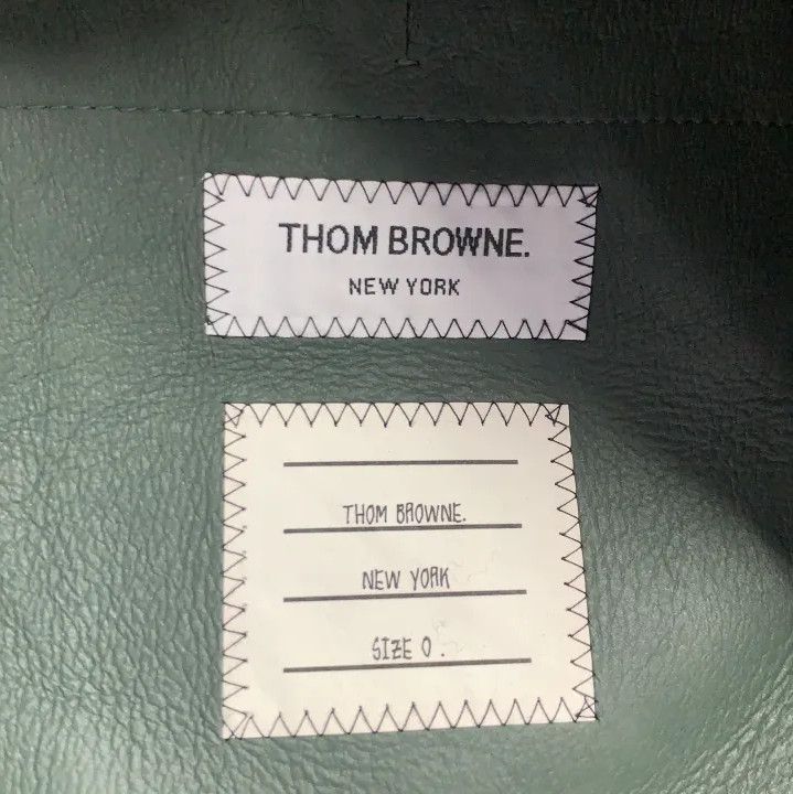 Thom Browne Thom Browne Green Shearling Long Sleeve Jacket Size US M / EU 48-50 / 2 - 4 Thumbnail