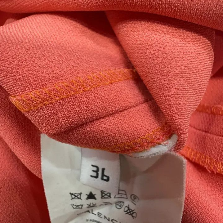 Balenciaga Balenciaga Minimalist Coral Short Sleeve Top Size US S / EU 44-46 / 1 - 5 Thumbnail