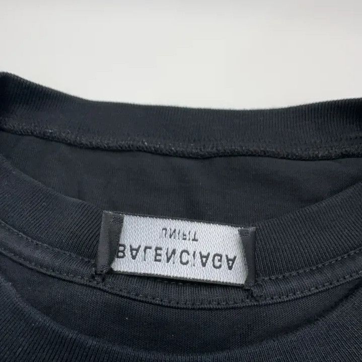Balenciaga Balenciaga SS21 Logo Print Black Short Sleeve T-Shirt Size US S / EU 44-46 / 1 - 7 Thumbnail