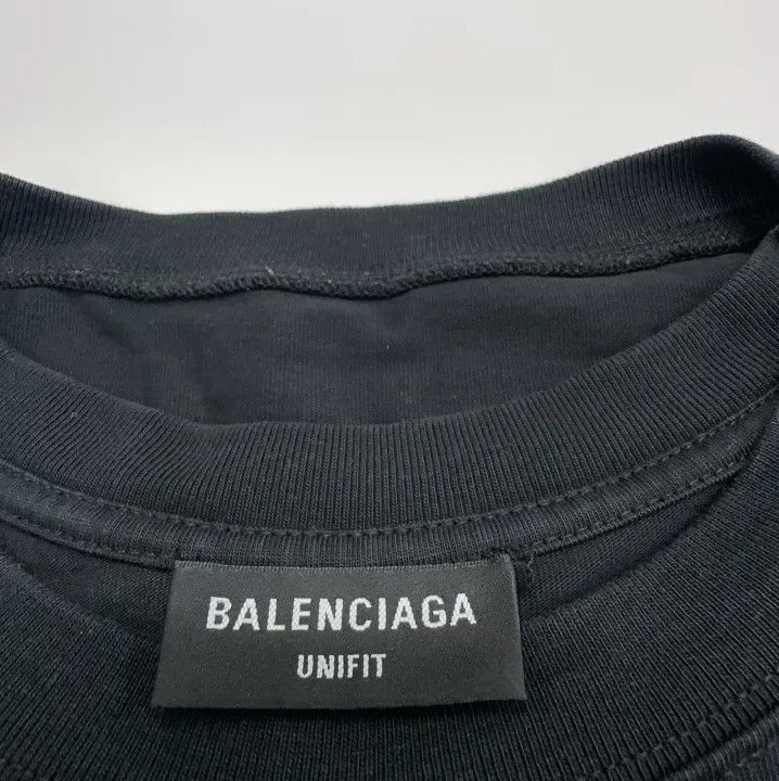 Balenciaga Balenciaga SS21 Logo Print Black Short Sleeve T-Shirt Size US S / EU 44-46 / 1 - 6 Thumbnail