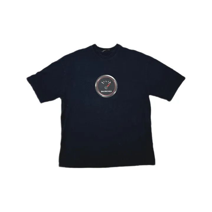 Balenciaga Balenciaga Logo Print Black Short Sleeve T-Shirt Size US M / EU 48-50 / 2 - 2 Thumbnail