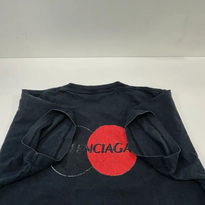 Balenciaga Balenciaga Black Logo Print T-Shirt for Men Size US M / EU 48-50 / 2 - 10 Thumbnail