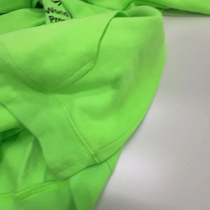 Balenciaga Balenciaga Logo Print Hooded Sweatshirt in Green Size US XS / EU 42 / 0 - 17 Thumbnail