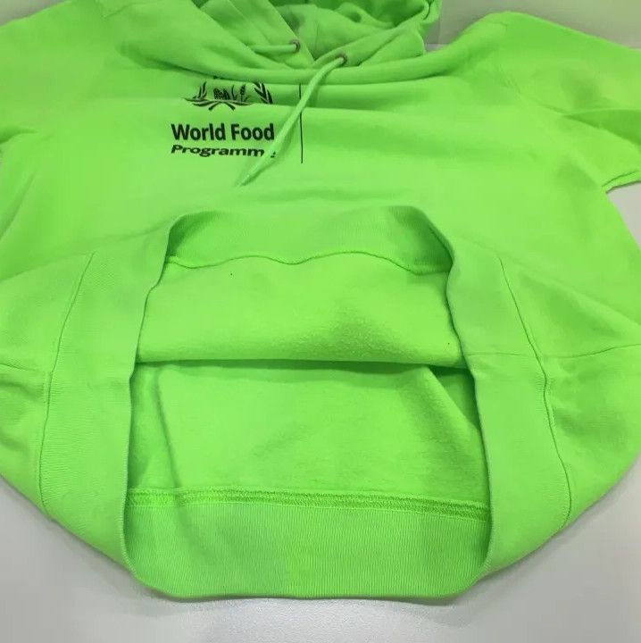 Balenciaga Balenciaga Logo Print Hooded Sweatshirt in Green Size US XS / EU 42 / 0 - 13 Thumbnail