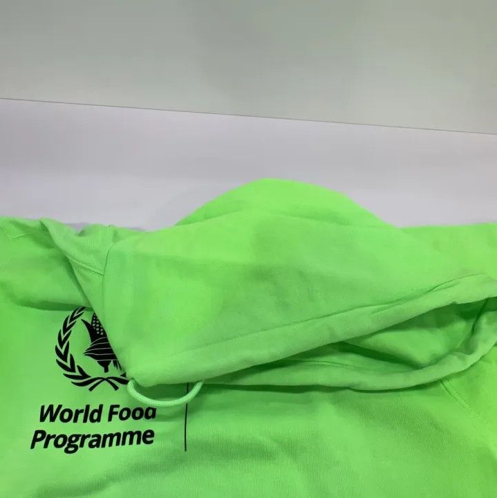Balenciaga Balenciaga Logo Print Hooded Sweatshirt in Green Size US XS / EU 42 / 0 - 20 Thumbnail