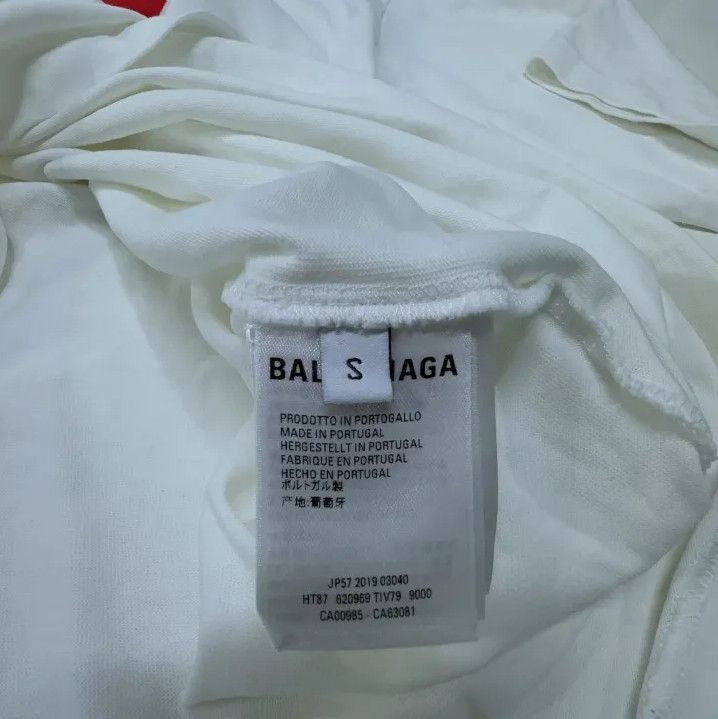 Balenciaga Balenciaga Retro Print Short Sleeve T-Shirt Size US S / EU 44-46 / 1 - 4 Thumbnail